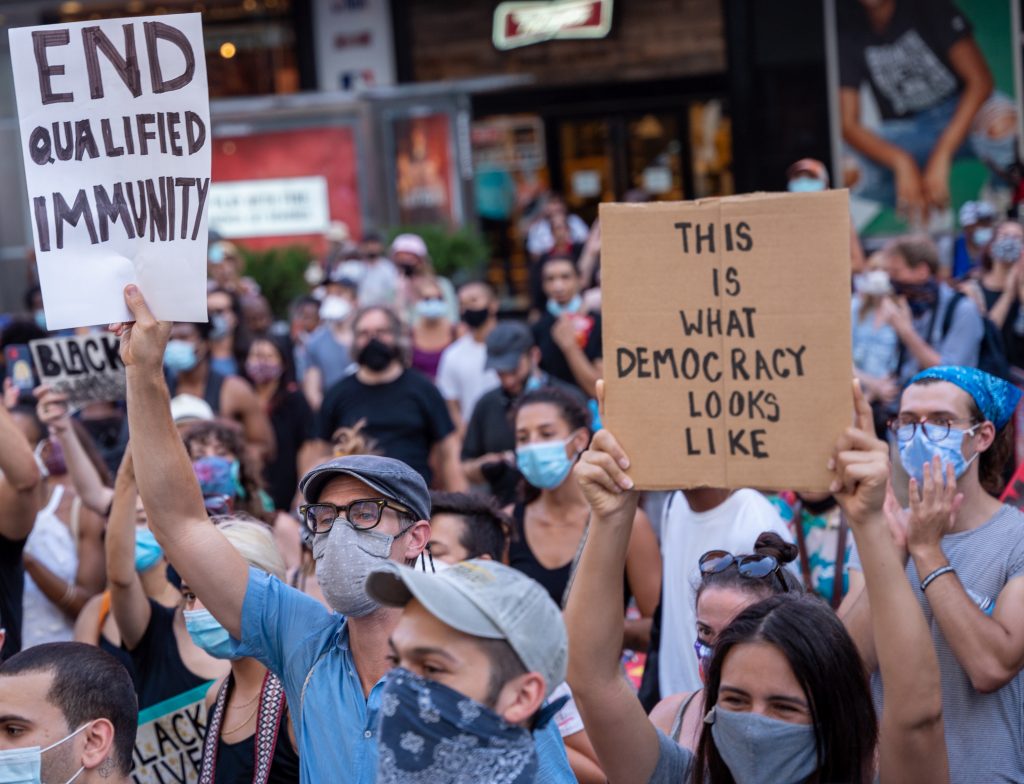Protesters Demand Protesters Demand the Protection our Constitution Promises. Courts are ...
